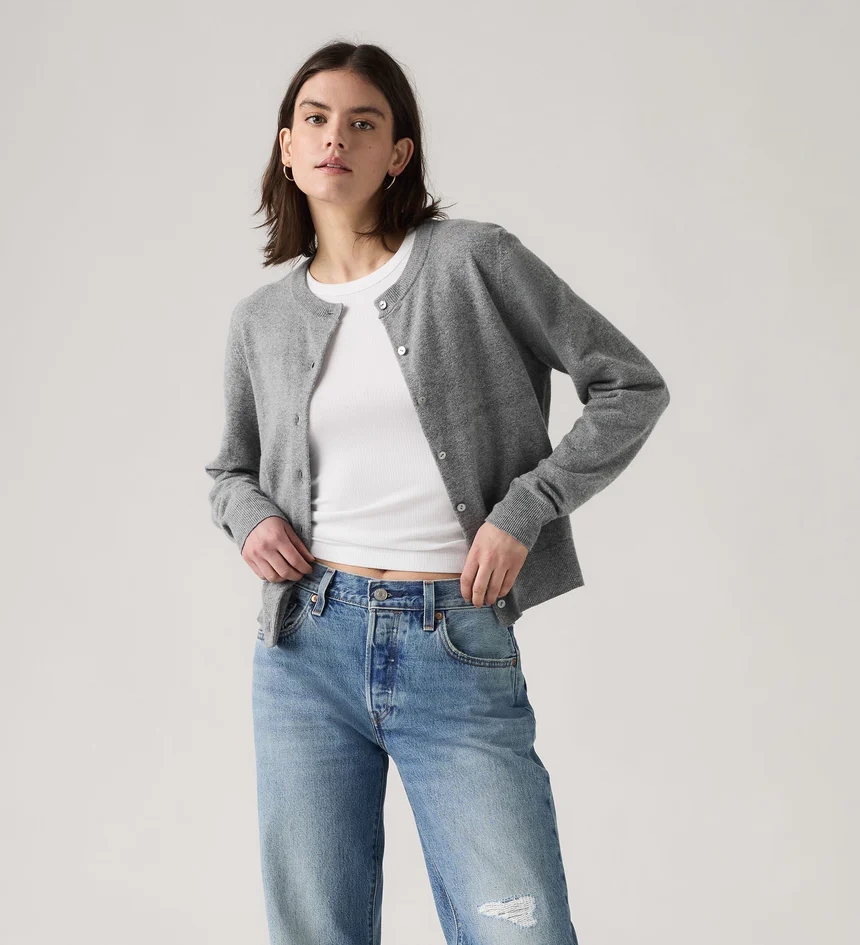 Levi's® Women's Supersoft Crewneck Cardigan