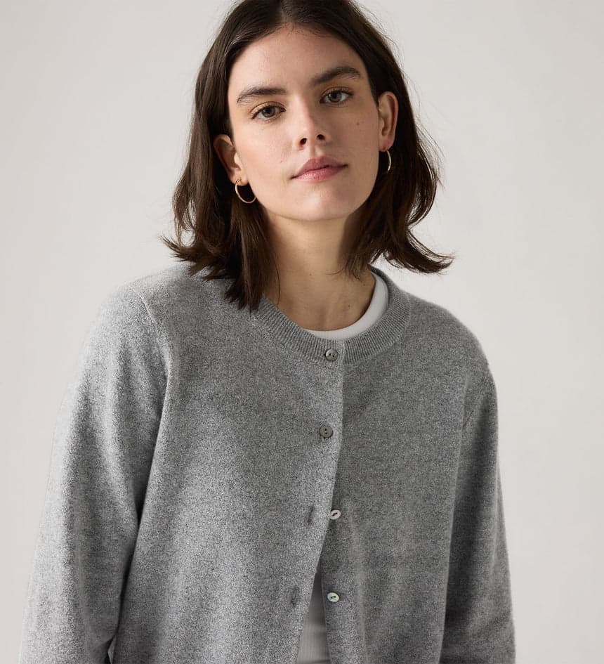 Levi's® Women's Supersoft Crewneck Cardigan 3